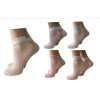 5 PAR SKARPETKI dziecięce Cienkie KROPECZKI z FALBANKĄ 20den 5 KOLORÓW